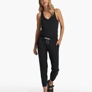 Vuori Black Sleeveless Jumpsuit